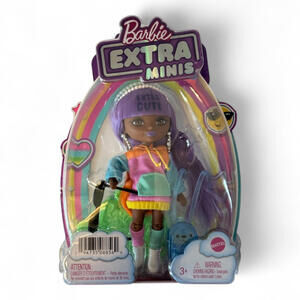 Barbie Extra Minis Doll 5.5" Fashion & Accessories With Doll Stand